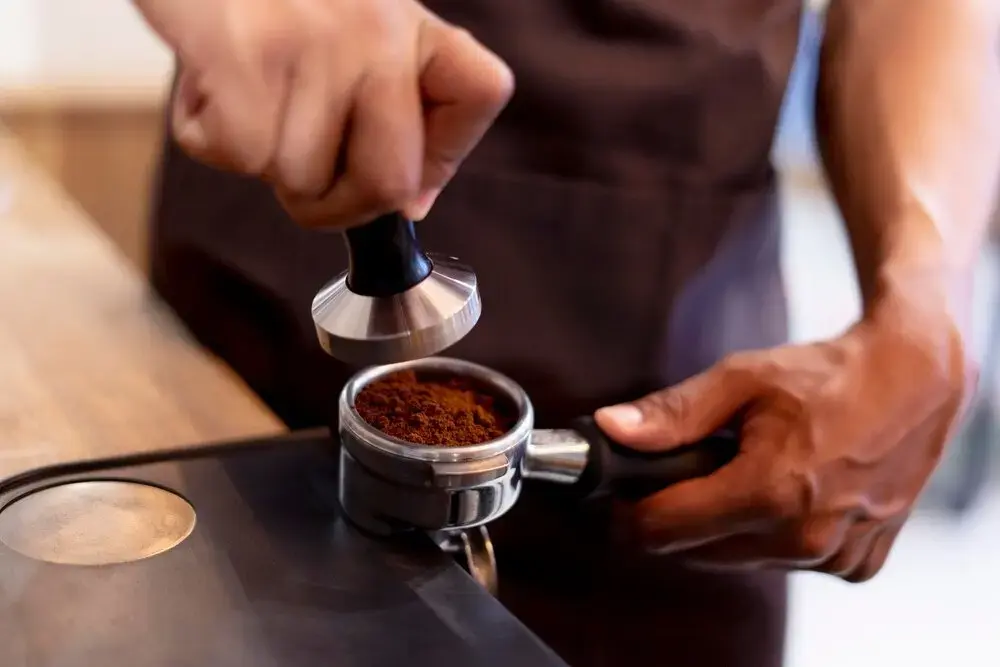 Barista Stamping Coffee Barista Stamping Coffee