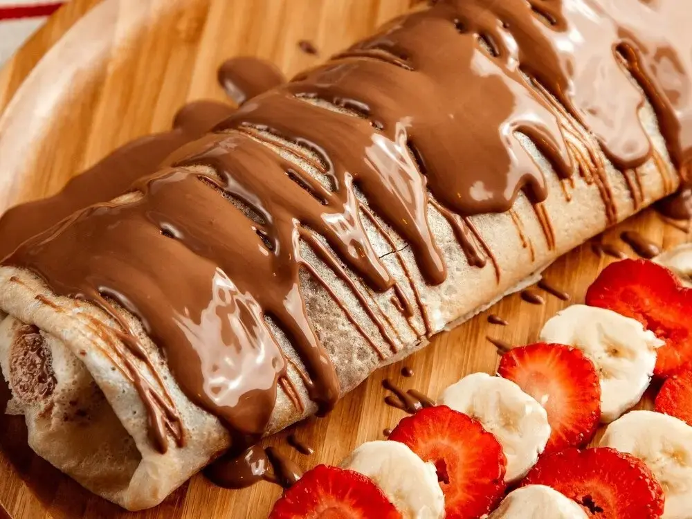 Crepes Strawberry Coklat Crepes Strawberry Coklat