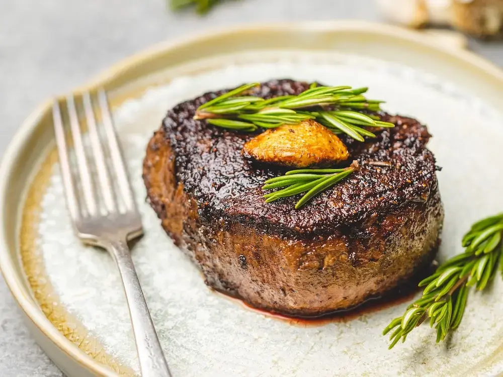 Delicious Steak On Plate