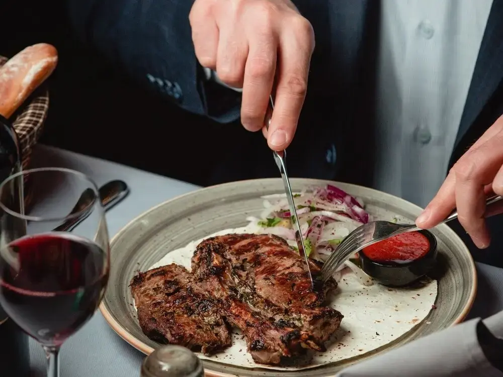 Delicious Steak With Sauce