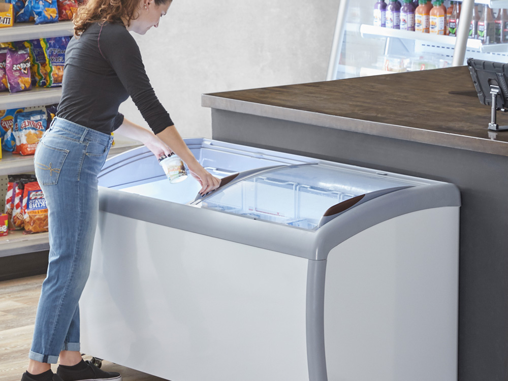 Sliding Glass Door Freezer Banner