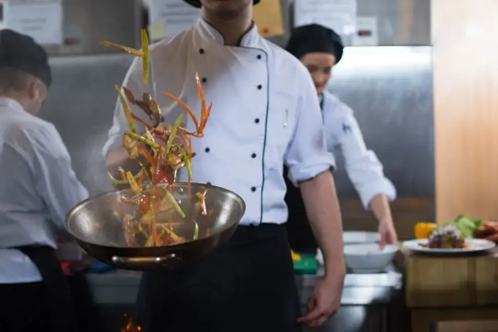 Chef Show With Wok Pan