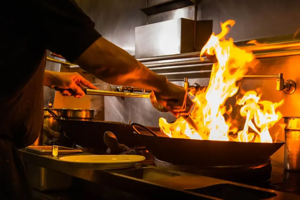 Flame at Kitchen