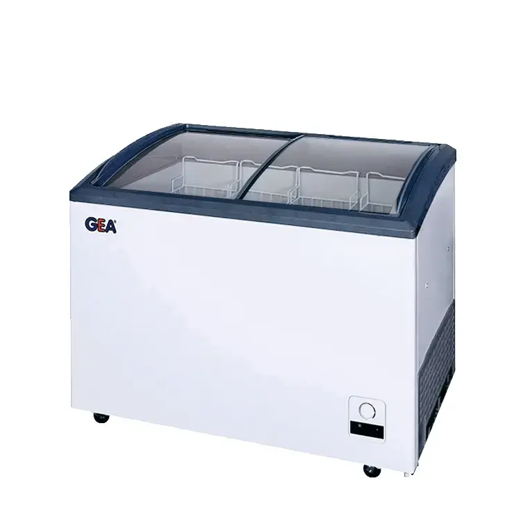 Freezer Sliding Kaca Es Krim GEA