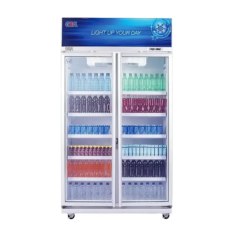 GEA Showcase Pendingin Minuman 2 Pintu