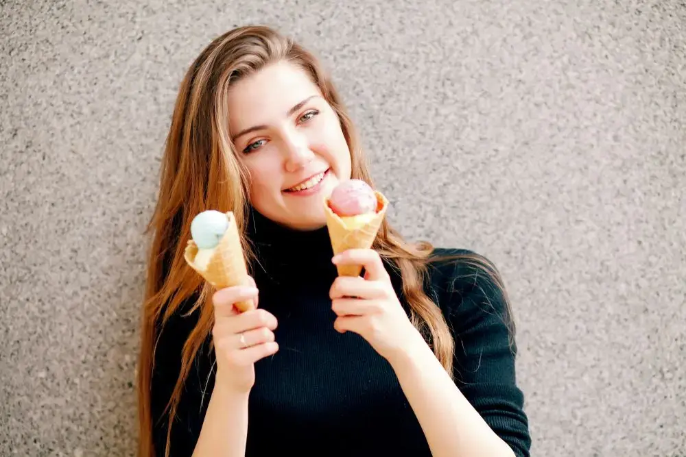 Ice Cream and Woman