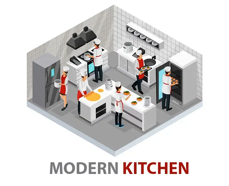 Modern Kitchen Vector