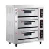 Oven Gas 3 Deck 6 Tray
