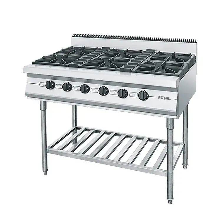 Commercial Cooking Stove 6 Burners