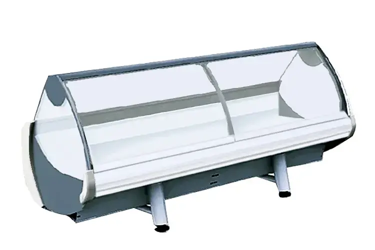 Deli Case Serve Counter Freezer Supermarket