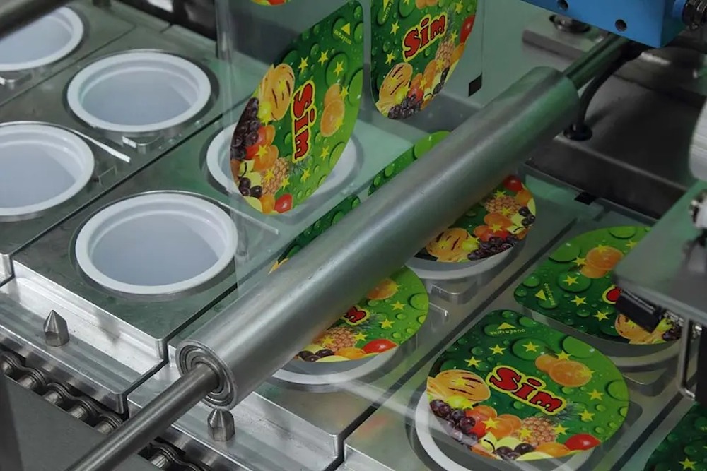 Automatic Cup Sealing Effect Mesin Cup