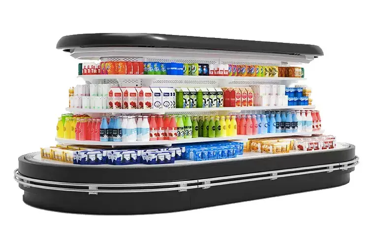 Multi Deck Island Chiller Round Long ROYAL