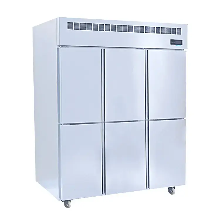 Upright Chiller Freezer 6 Pintu ROYAL Mesindo