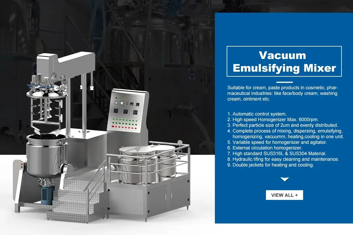 Vacuum Emulsifying Machine Vacuum Emulsifying Machine